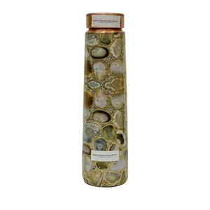 IEI 22 Personnalisable 1 litre pur cuivre émail Drinkware Outdoor Stone Look Eco-Friendly Portable pour une utilisation à domicile et au bureau. En plein air. - Product Image 1