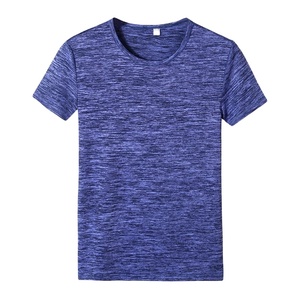 T-shirt pour femme en mélange de coton et de polyester imprimé, jersey simple tricoté, séchage rapide, respirant, motif imprimé personnalisé, OEM - Product Image 1