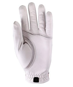Guantes de golf personalizados de alta calidad para todo tipo de clima Piel de oveja blanca Cabretta Cuero genuino Embalaje Premium - Product Image 2