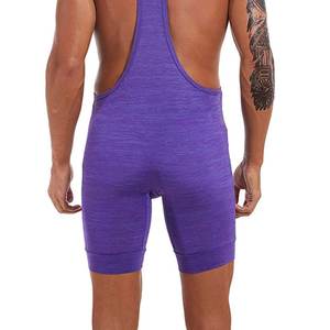 Maillots de lutte pour hommes avec logo personnalisé sur le devant, séchage rapide, respirants - Couleurs et tailles personnalisables - Product Image 4
