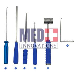 Dispositivos Médicos, Juego de Instrumentos Espinales Ortopédicos de Acero Inoxidable UBE con Estuche y Manual de MED INNOVATIONS - Product Image 1
