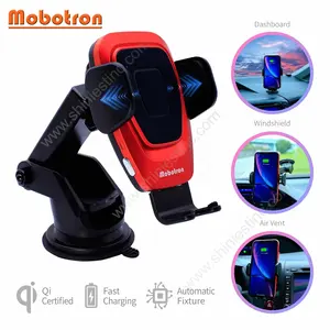 mobile phone holder with wireless charger for cars