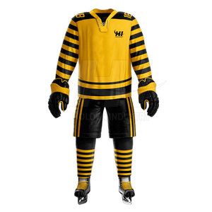 Uniforme de hockey sur glace sur mesure, uniforme de hockey sur glace de haute qualité, uniforme de hockey sur glace 100% polyester - Product Image 3