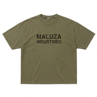Harga Pabrik Kaos Oversize Pria Custom 220g Drop Shoulder Tebal 100% Poliester Ramah Lingkungan Streetwear Vintage Washed