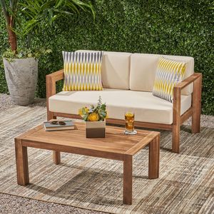 Set da Giardino Elegante con Divanetto e Tavolino per Intrattenimento all'Aperto - Product Image 4