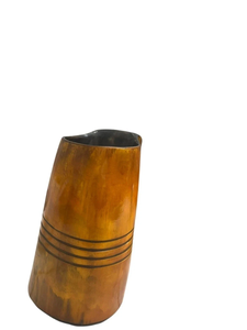 Tasse à boire en corne de buffle Viking, faite à la main, polie, forme naturelle, écologique, passe au lave-vaisselle, pour bière et vin, FAIZA CRAFT - Product Image 3