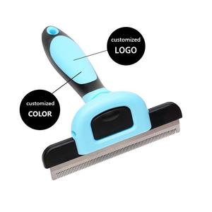 Cepillos de Aseo Portátiles Simples para Perros y Gatos de ABS y Acero Inoxidable al por Mayor con Peine Autolimpiante, Tamaños S/M/L, Eliminación de Pelo de Mascotas - Product Image 2