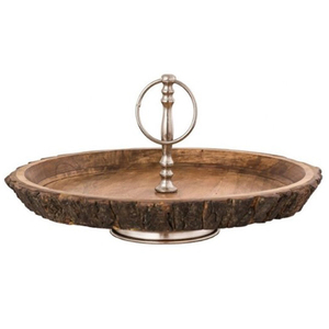 Attractive Design Metal Cake Stand With Antique Color for Birthday Party Celebration Vintage Rounded Cake Platter Two Tier - Product Image 2