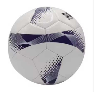 Balón de Fútbol Blanco con Patrón Azul, Impresión por Sublimación, Material PU, Todas las Temporadas, Entrenamiento para Adultos WA-FB-030 XL - Product Image 1