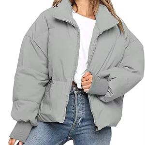 High Quality Winter puffer jacket ladies warm hooded cotton padded clothes women slim long down winter jackets women <b>coats</b> - Product Image 1