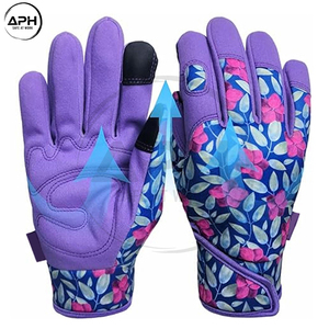Gants de jardinage respirants antidérapants, derniers modèles, imprimés à motifs floraux, avec paume renforcée, pour la plantation en extérieur - Product Image 2