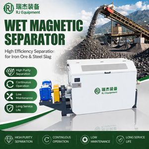 Séparateur magnétique humide RuiJie 3 kW pour la récupération du fer dans le sable de rivière - Product Image 1