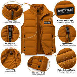 Chaleco Acolchado de Alta Calidad al por Mayor, Diseño Moderno, Grueso, Holgado y Flexible para Hombre - Product Image 4