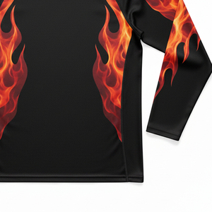 High Performance Sublimated Compression Shirt Muscle Recovery Support Base Layer Odor Resistant Gym Training Clothes - Product Image 4