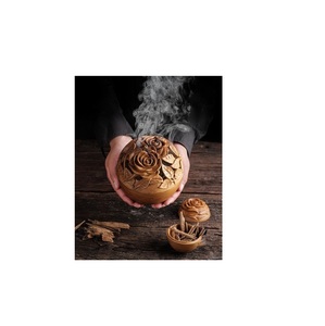 Heritage Inspired Wooden Incense Bakhoor Burner Artistic Fragrance <b>Diffuser</b> Collectible Gift - Product Image 5