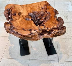 Handcrafted <b>Epoxy</b> Log <b>Coffee</b> <b>Table</b> Large Natural Tree Stump Center <b>Table</b> Hairpin Legs Modern Handmade Durable Wood Eco-Friendly - Product Image 4