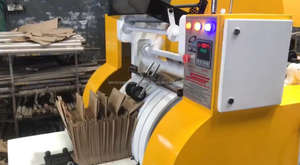 Bagmac New Fully Automatic V Bottom Food Paper <b>Bag</b> Forming Machine High <b>Speed</b> High Quality Shopping <b>Bag</b> PLC Motor Bearing - Product Image 2