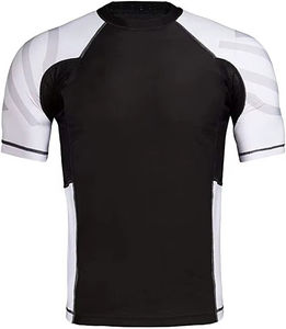 Rashguard à manches longues en Spandex/Nylon de qualité supérieure pour hommes et femmes, protection UPF50, séchage rapide, idéal pour la gym, fabriqué au Pakistan - Product Image 1