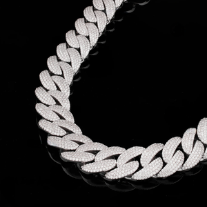 Pulsera de Cadena de Plata de Ley 925 Sólida con Diamantes, Diseño de Palabra 'Love' Micro Pavé, Estilo Hiphop, Joyería de Aleación - Product Image 3