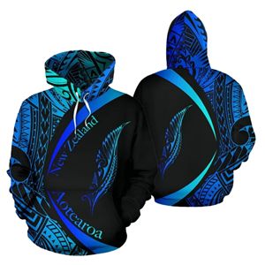 Sweat à capuche personnalisé OEM avec motif polynésien maori sublimé, entièrement imprimé, vêtements de sport à capuche pour les îles du Pacifique - Product Image 2