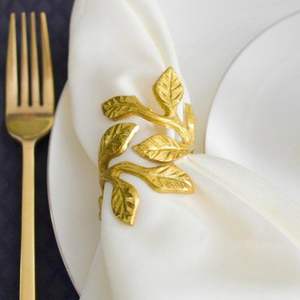 Anillo de Servilleta de Metal de Diseño Clásico, Ideal para Decoración de Mesa de Boda, con Detalles Elegantes y Construcción de Metal de Primera Calidad - Product Image 2