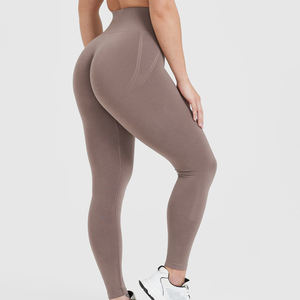 New Popular Seamless Leggings Women High Waisted <b>Tummy</b> <b>Control</b> Butt Lift Workout Leggings For Fitness Wear - Product Image 4