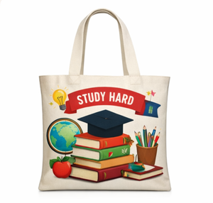 Wholesale Custom Logo 12oz Medium Heavy Duty Cotton Canvas Tote Bag Eco-friendly Reusable Shopping bag Printed Promotional - Product Image 1