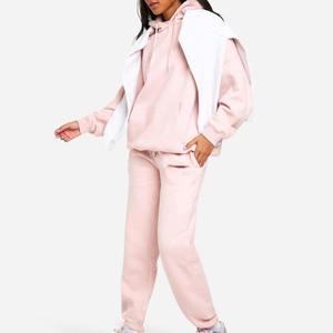 Conjunto de Felpa Personalizado para Mujer con Hombros Caídos, Ajuste Oversize, Marca Privada, Precio de Fábrica al por Mayor para Compradores de EE. UU. - Product Image 4
