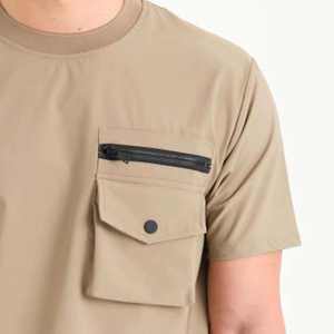 Conjunto Deportivo Casual de Invierno para Hombre, 100% Algodón, Secado Rápido, Camiseta de Manga Corta y Pantalones Cortos hasta la Rodilla, 2 Piezas - Product Image 3