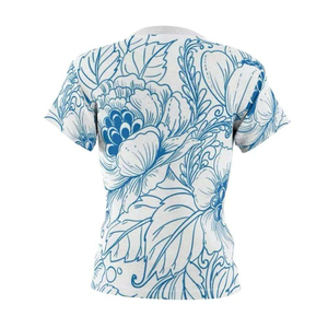 เสื้อยืดผู้หญิงแบบซับลิเมชั่น แห้งเร็ว ไม่ยับ ทนทาน คุณภาพสูง สินค้ามาใหม่ ผ้าฝ้าย 100% ระบายอากาศได้ดี เป็นมิตรกับสิ่งแวดล้อม ทนทาน - Product Image 2