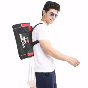 Sacs de sport personnalisés pour hommes, confortables, avec bandoulière, couleur unie, 23*38*42 cm - Product Image 6