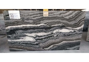 Elegante, resistente, duradero, mármol negro natural Mercure pulido, moderno. - Product Image 3
