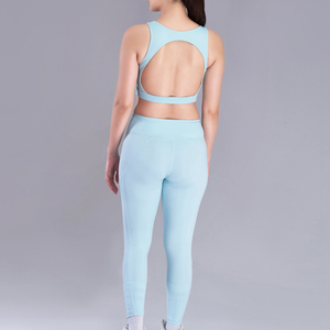 Conjunto Deportivo de Yoga de 2 Piezas Personalizado, Bra Deportivo y Leggings, Conjuntos Sexys para Entrenamiento para Mujer, Spandex, Gimnasio, Fitness, Yoga - Product Image 6