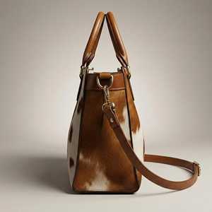 Bolsos de mano de piel sintética con pelo, populares y de gran demanda, personalizados, para mujer, a precio económico, duraderos, transpirables y antiarrugas. - Product Image 3