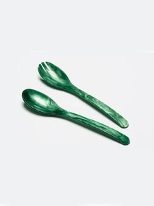 Resin Spoons & <b>Salad</b> <b>Servers</b> Handmade Eco-Friendly Mirror Polish Home Kitchen Custom Color Bulk Wholesale Tableware From India - Product Image 2