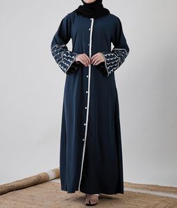 Modest Beautiful Dubai Abaya for Women Hand Work Kaftan Traditional Islamic Clothing and Accessory Designed for Muslims - Product Image 4