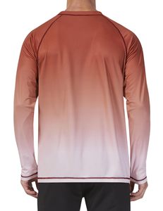 เสื้อสเวตเชิ้ตคอกลมแบบพื้นฐานที่ออกแบบมาเพื่อการสวมใส่ได้หลากหลายสำหรับชุดว่ายน้ำ Rashguard UPF 50+ UV สำหรับออกกำลังกาย - Product Image 2