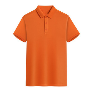 OEM Customized short-sleeved lapel work clothes <b>polo</b> shirts factory uniforms work clothes custom T-shirts - Product Image 1