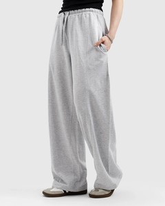 Pantalones Deportivos Unisex de Cintura Alta, Estilo Hip Hop, Anchos y Rectos, Bordados, Elásticos, de Poliéster/Algodón Grueso, para Verano, Estilo Europeo Americano - Product Image 5