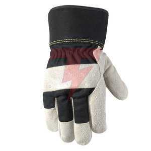 Nouveaux gants de travail en cuir de haute qualité, design personnalisé, avec protection anti-chaleur et anti-coupure, manchette de sécurité - Vente en gros - Product Image 4