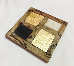 Sous-verres en bois naturel écologiques en vrac, résistants à la chaleur, avec logo personnalisé découpé au laser, sous-verres ronds en bois pour boissons, tapis pour verres à bière - Product Image 2