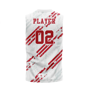 Customizable Plus Size Comfort-Fit Premium 7on7 Football Jersey Stylish Slim Fit <b>Compression</b> Sleeveless Breathable - Product Image 2