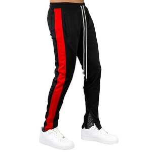 Wholesale High Street Mens <b>Stacked</b> <b>Joggers</b> With Phone Pockets Breathable Jogging Gym Trousers Workout 100% cotton for men - Product Image 4