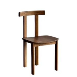 Chaises de jardin en teck vieilli de qualité, design moderne et minimaliste - Product Image 1