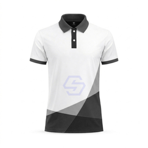 Polo de golf à manches courtes pour homme, haute performance, 100 % polyester, tissu respirant et à séchage rapide pour le sport et les occasions décontractées - Product Image 6