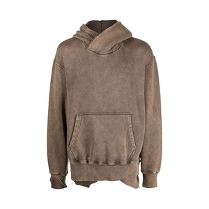 Sweat-shirts à capuche délavés à l'acide, prix d'usine, vente en gros, sweats en coton, vêtements de mode streetwear décontractés et oversize pour tous - Product Image 2