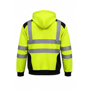 Vêtements de sécurité réfléchissants personnalisés pour l'hiver, vêtements de travail, sweat-shirt réfléchissant haute visibilité, sweat-shirt de sécurité haute visibilité pour hommes - Product Image 3