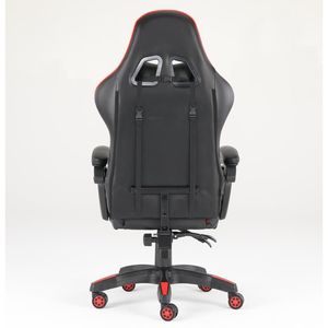 Sedia da Gaming Ergonomica di Lusso per Casa con Rivestimento in Pelle PU e Base in Nylon Stile Racing - Product Image 6