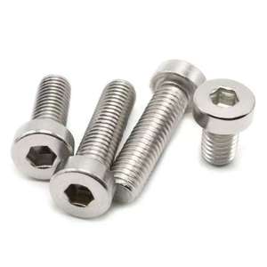 Tornillo de Cabeza Allen de Acero Inoxidable SS304 de la Mejor Calidad, Rosca Métrica M6, Acabado en Óxido Negro, para Maquinaria Pesada y Construcción - Product Image 1