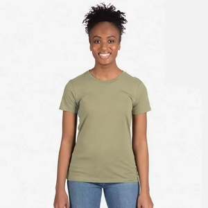 Camiseta de Algodón 100% Personalizada al por Mayor con el Logotipo de su Marca, Camiseta Lisa para Mujer, Camisetas Casuales para Mujer - Product Image 1